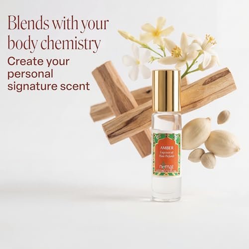 Nemat International Amber Perfume Oil Roll-On – Long Lasting Alcohol Free Amber Oil Perfume for Women and Men, Essential Oil Based Fragrance, Clean Vegan Body Oil Roll On, 10 ml / 0.33 fl Oz - görsel 8