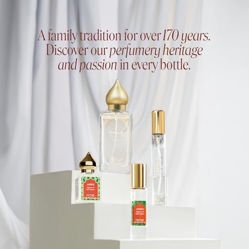 Nemat International Amber Perfume Oil Roll-On – Long Lasting Alcohol Free Amber Oil Perfume for Women and Men, Essential Oil Based Fragrance, Clean Vegan Body Oil Roll On, 10 ml / 0.33 fl Oz - görsel 14