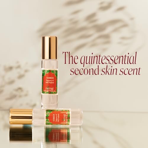 Nemat International Amber Perfume Oil Roll-On – Long Lasting Alcohol Free Amber Oil Perfume for Women and Men, Essential Oil Based Fragrance, Clean Vegan Body Oil Roll On, 10 ml / 0.33 fl Oz - görsel 4