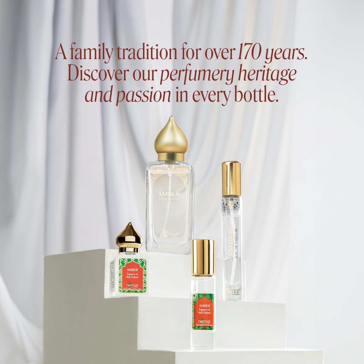 Nemat International Amber Perfume Oil Roll-On – Long Lasting Alcohol Free Amber Oil Perfume for Women and Men, Essential Oil Based Fragrance, Clean Vegan Body Oil Roll On, 10 ml / 0.33 fl Oz - görsel 13