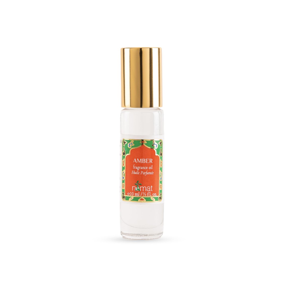Nemat International Amber Perfume Oil Roll-On – Long Lasting Alcohol Free Amber Oil Perfume for Women and Men, Essential Oil Based Fragrance, Clean Vegan Body Oil Roll On, 10 ml / 0.33 fl Oz - görsel 1