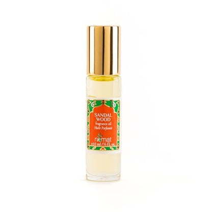 Sandalwood Perfume Oil Roll-On – Natural Sandal Wood Fragrance Oil Roller, Alcohol-Free Perfume for Women and Men by Nemat Fragrances, 10 ml / 0.33 fl Oz Avelisse