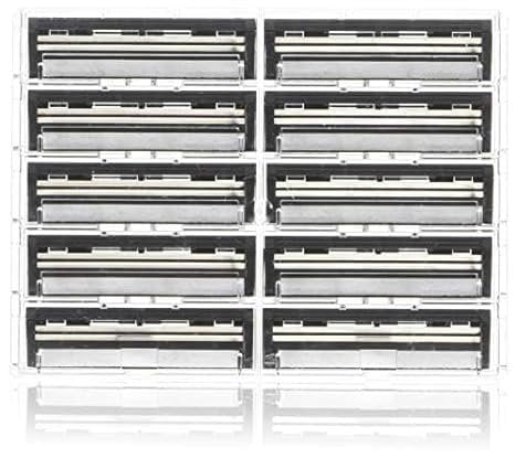 Personna Twin Pivot Plus Razor Cartridges (30-Pack) - Compatible with Atra & Auto Plus