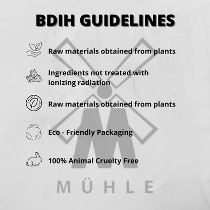 MÜHLE Organic Shaving Cream – Natural Shaving Cream with Argan Oil, BDIH Certified, 75mL (2.5 oz) – Vegan & Travel Friendly Avelisse