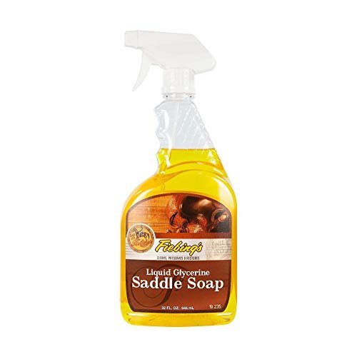 Fiebing's Liquid Glycerine Saddle Soap for Leather (32 oz) - Smooth Leather Cleaner & Conditioner to Soften, Protect & Restore Leathercraft - görsel 2