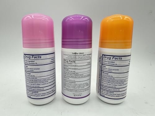 Obao Assorted Deodorant for Women - Pack of 3, Aluminum-Free, 2.28 oz Each - görsel 6