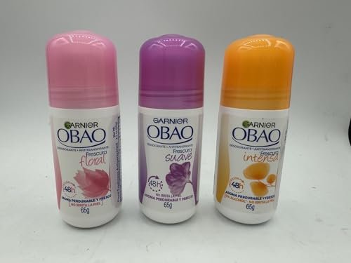 Obao Assorted Deodorant for Women - Pack of 3, Aluminum-Free, 2.28 oz Each - görsel 4