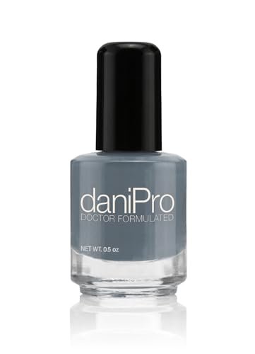 daniPro Doctor Formulated Nail Polish – Show Your Strength – Steel Grey 0.5 Fl Oz