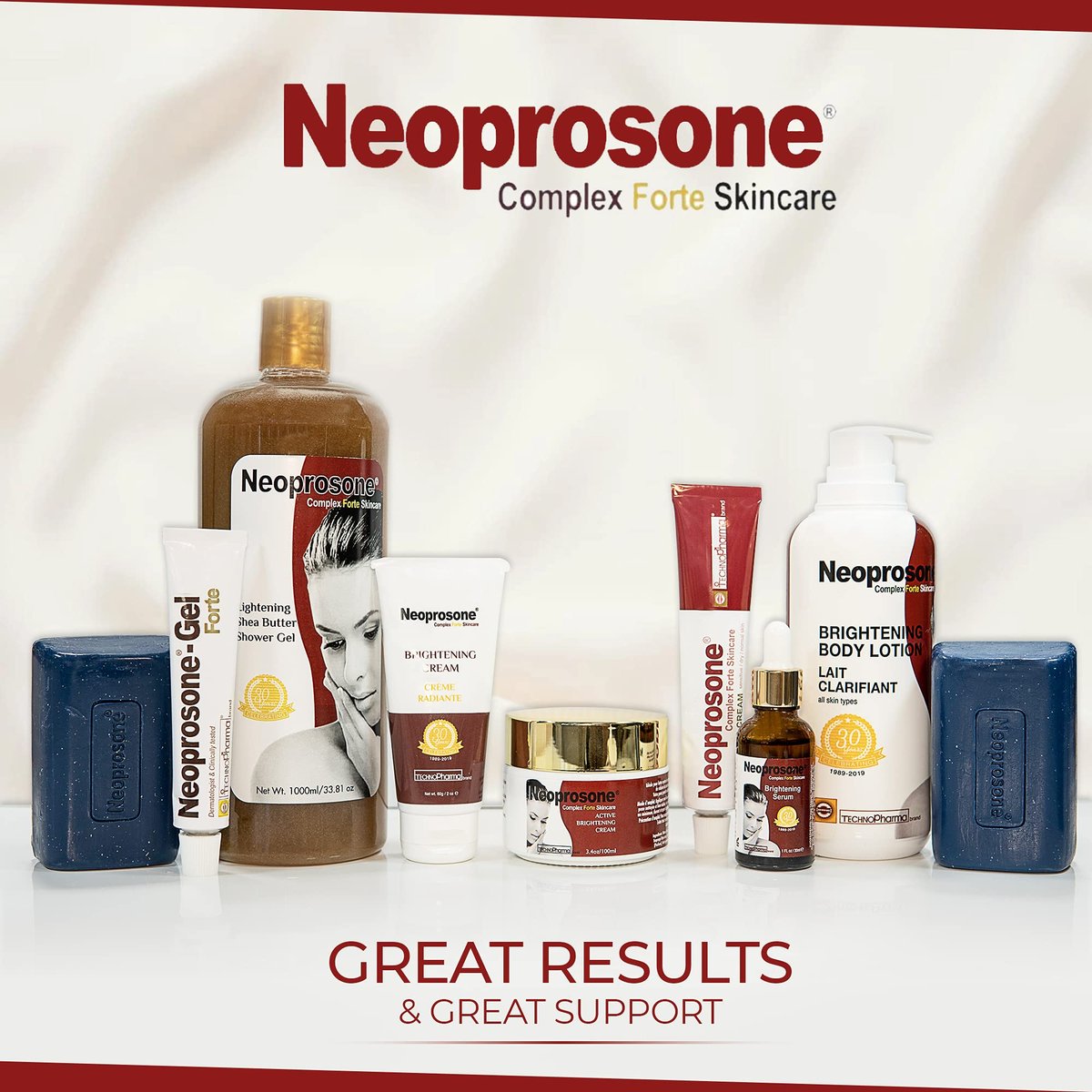 Neoprosone Skin Brightening Cream with Alpha Arbutin, Lactic Acid & Castor Oil – Fade Dark Spots on Face, Elbows, Knees & Body – 1.7 oz - görsel 9