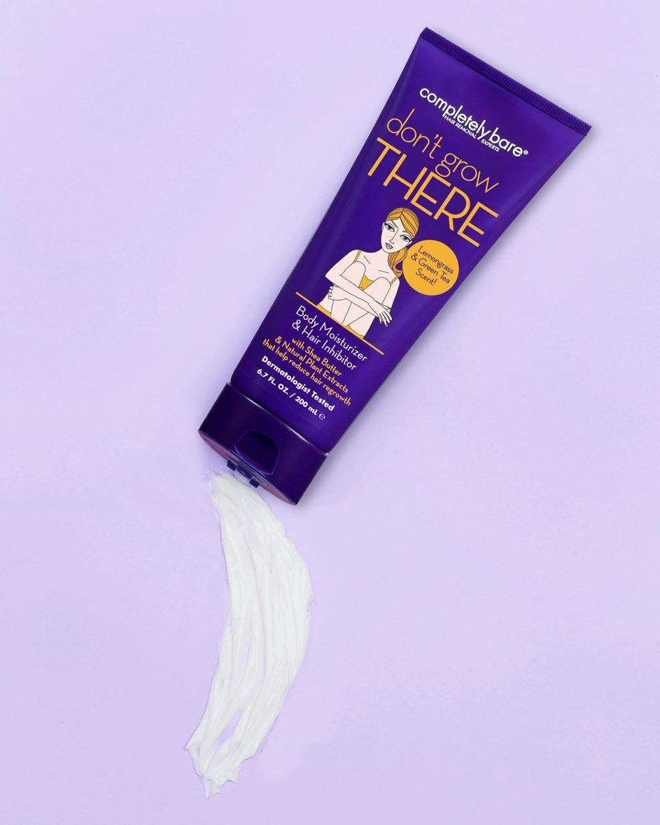 Completely Bare Don't Grow There Body Moisturizer & Hair Inhibitor - Shea Butter & Hair Minimizers, 6.7 Fl Oz - görsel 10