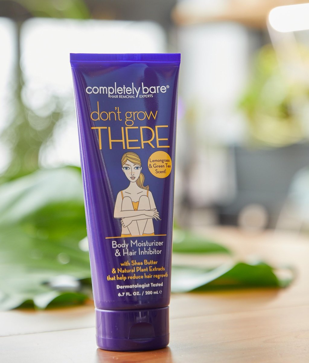 Completely Bare Don't Grow There Body Moisturizer & Hair Inhibitor - Shea Butter & Hair Minimizers, 6.7 Fl Oz - görsel 14