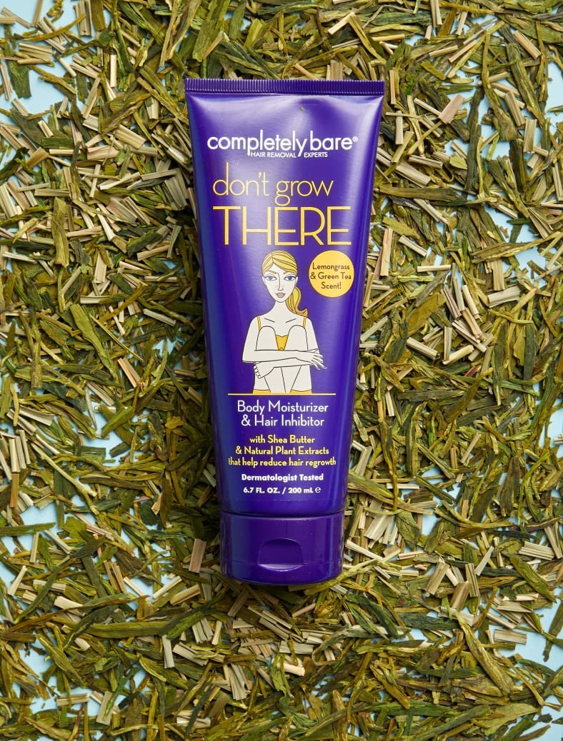 Completely Bare Don't Grow There Body Moisturizer & Hair Inhibitor - Shea Butter & Hair Minimizers, 6.7 Fl Oz - görsel 12