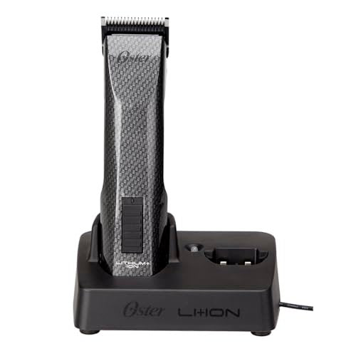 Oster Professional Octane Heavy Duty Cordless Hair Clipper - Navy Blue, Metal Blades Avelisse