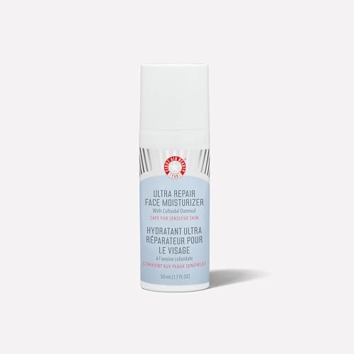 First Aid Beauty Ultra Repair Face Moisturizer - Soothing Colloidal Oatmeal, Ceramides & Shea Butter, Lightweight Non-Comedogenic Formula, 1.7 oz - görsel 4