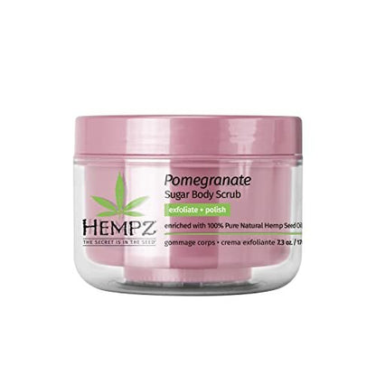 Hempz Supre Sugar Scrub Pomegranate - 7.3 oz Exfoliating Body Scrub