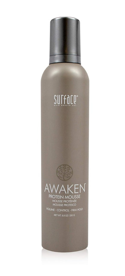 SURFACE Hair Awaken Mousse - Color Safe Volumizing Hair Mousse for Thickening, Firm Hold, Sulfate-Free, Paraben-Free, 8.8 oz Avelisse