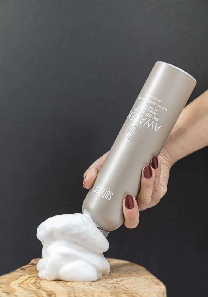 SURFACE Hair Awaken Mousse - Color Safe Volumizing Hair Mousse for Thickening, Firm Hold, Sulfate-Free, Paraben-Free, 8.8 oz Avelisse