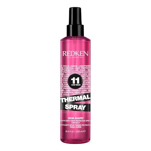 Redken Thermal Spray 11 Low Hold – Heat Protectant & Frizz-Free Blow-Dry Finish for All Hair Types (8.5 oz) Avelisse