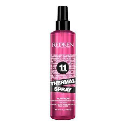 Redken Thermal Spray 11 Low Hold – Heat Protectant & Frizz-Free Blow-Dry Finish for All Hair Types (8.5 oz) Avelisse