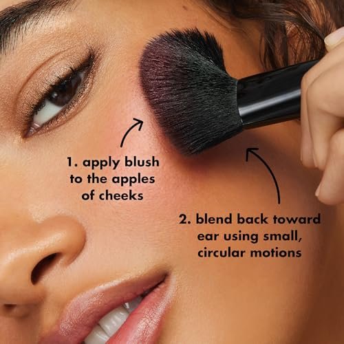 e.l.f. Angled Blush Brush - Face Makeup Brush for Sculpted Look - Taklon Bristles, Vegan & Cruelty-Free - görsel 8