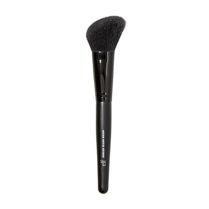 e.l.f. Angled Blush Brush - Face Makeup Brush for Sculpted Look - Taklon Bristles, Vegan & Cruelty-Free