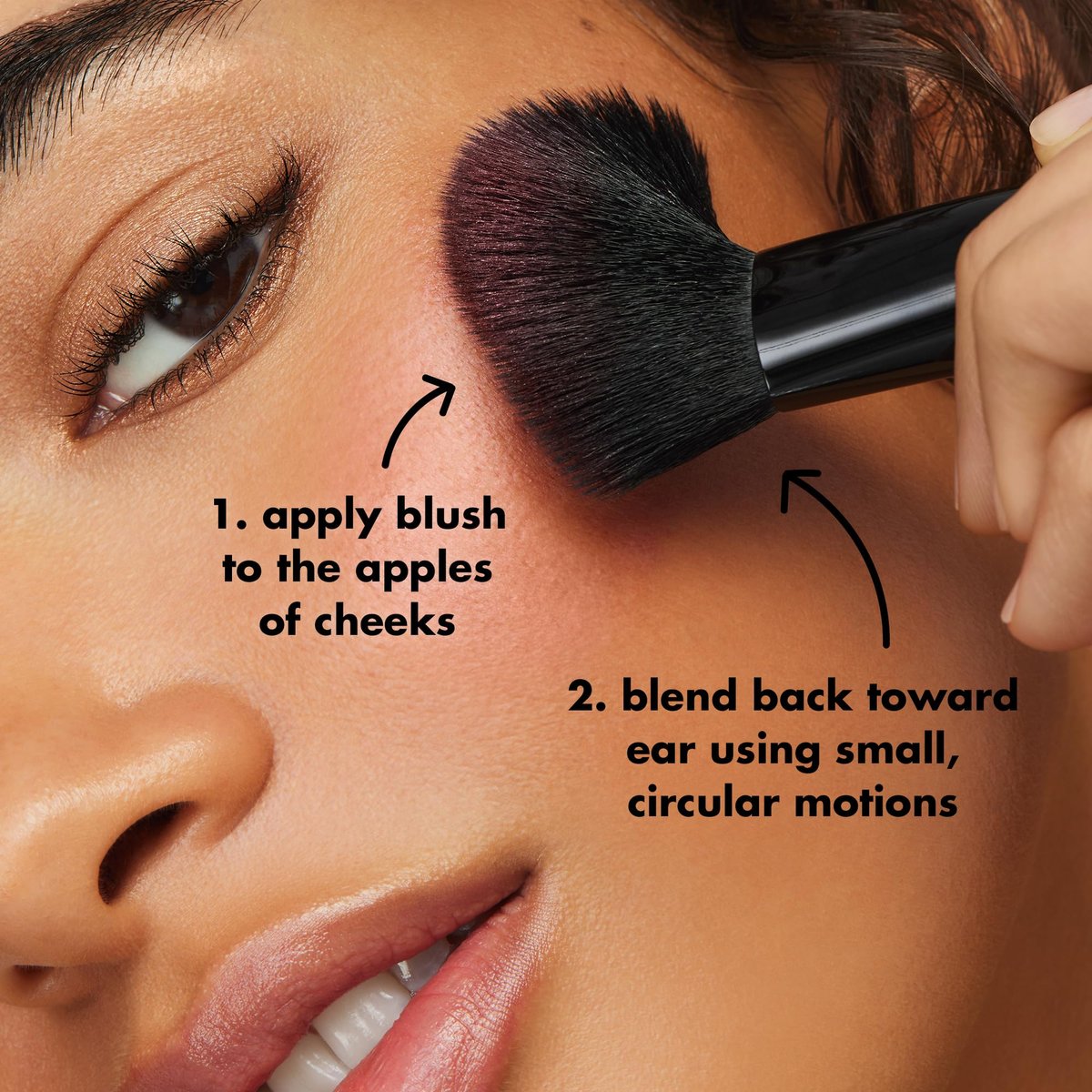 e.l.f. Angled Blush Brush - Face Makeup Brush for Sculpted Look - Taklon Bristles, Vegan & Cruelty-Free - görsel 7