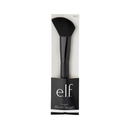 e.l.f. Angled Blush Brush - Face Makeup Brush for Sculpted Look - Taklon Bristles, Vegan & Cruelty-Free