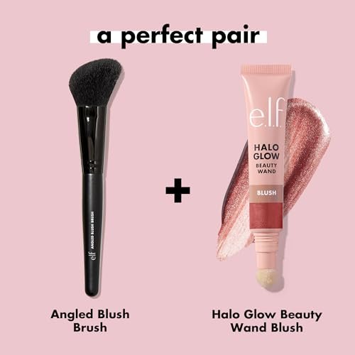 e.l.f. Angled Blush Brush - Face Makeup Brush for Sculpted Look - Taklon Bristles, Vegan & Cruelty-Free - görsel 10