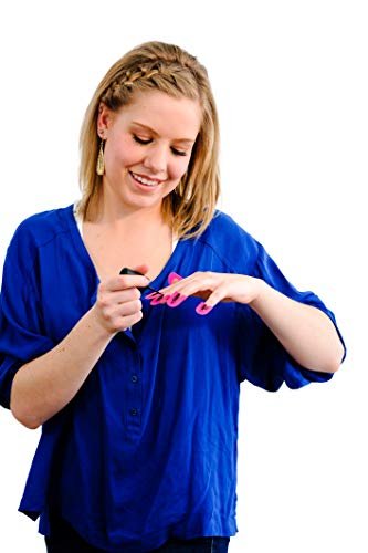 CreaNails Reusable Nail Polish Stencils for Adults - 26 Pieces, 10 Sizes, Spill-Proof Nail Guard & French Tip Strips Avelisse