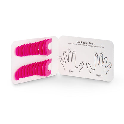 CreaNails Reusable Nail Polish Stencils for Adults - 26 Pieces, 10 Sizes, Spill-Proof Nail Guard & French Tip Strips Avelisse