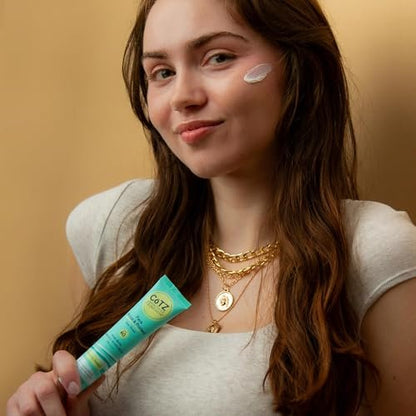 COTZ Face Prime & Protect Non-Tinted Mineral Sunscreen SPF 40 PA++++ - Broad Spectrum Facial Primer, 1.5 oz Avelisse