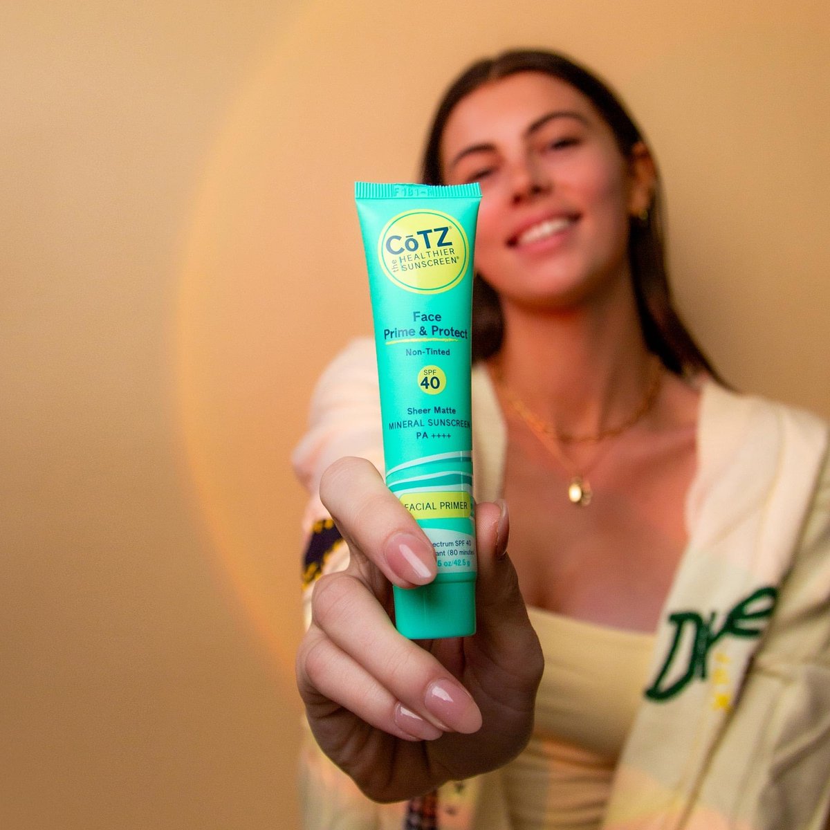 COTZ Face Prime & Protect Non-Tinted Mineral Sunscreen SPF 40 PA++++ - Broad Spectrum Facial Primer, 1.5 oz Avelisse