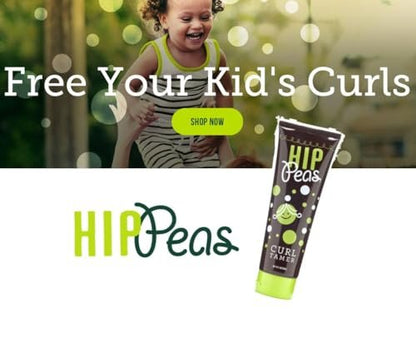 Hip Peas Natural Curl Tamer - 8 oz Styling Gel for Defined Curls Avelisse