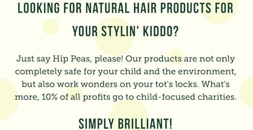 Hip Peas Natural Curl Tamer - 8 oz Styling Gel for Defined Curls Avelisse