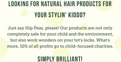 Hip Peas Natural Curl Tamer - 8 oz Styling Gel for Defined Curls Avelisse