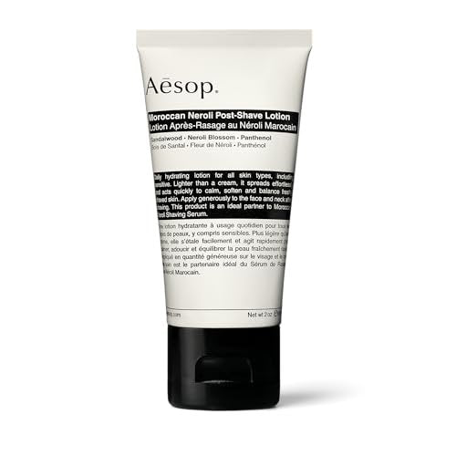 Aesop Moroccan Neroli Post Shave Lotion – Unisex Daily Hydrating Lotion with Botanical Oils, Calms & Soothes Skin, 2.1 fl oz Avelisse
