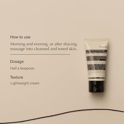 Aesop Moroccan Neroli Post Shave Lotion – Unisex Daily Hydrating Lotion with Botanical Oils, Calms & Soothes Skin, 2.1 fl oz Avelisse