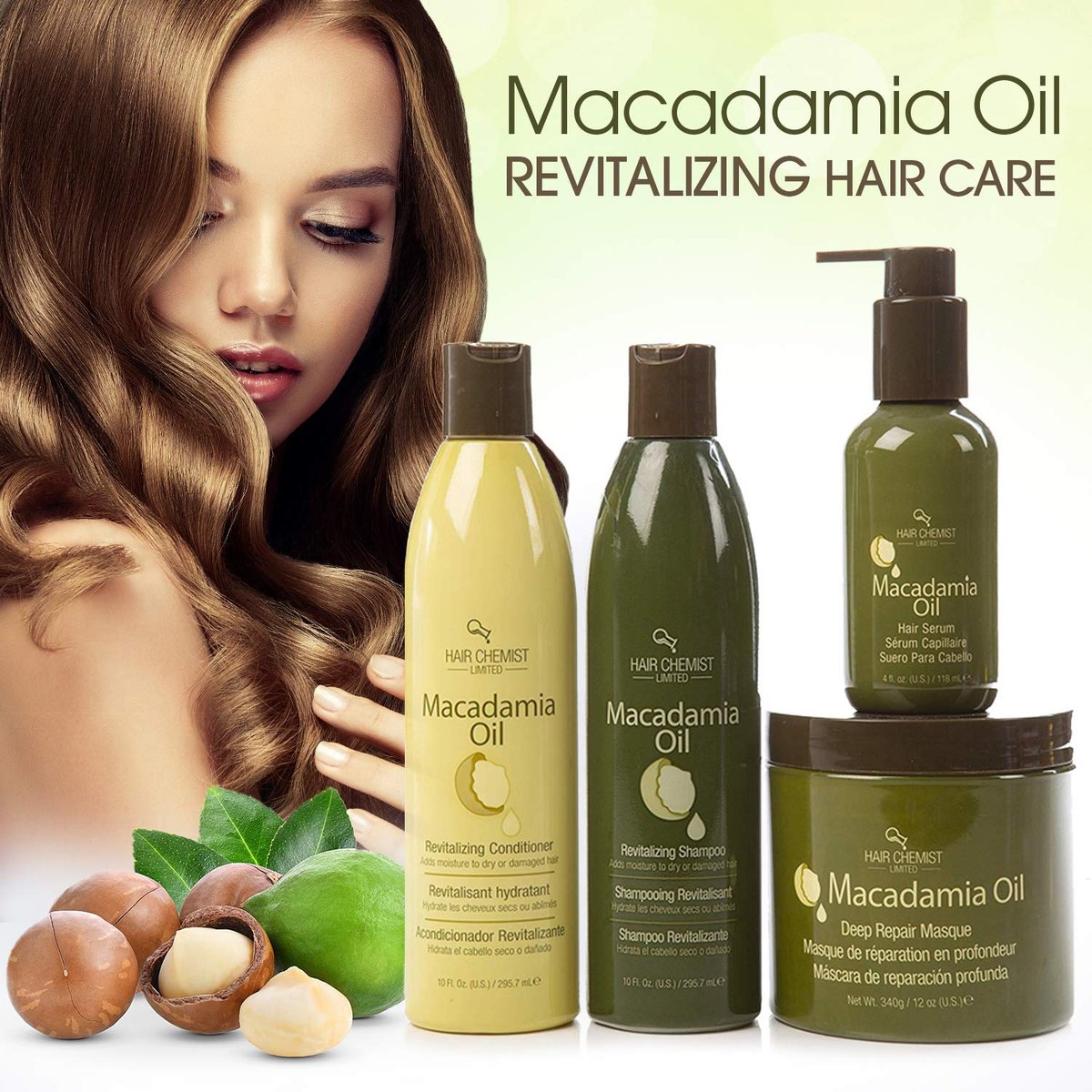 Hair Chemist Macadamia Oil Hair Serum – Nourishing & Lightweight, 4 oz - görsel 7
