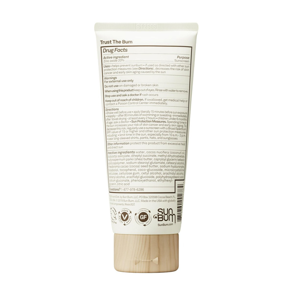 Baby Bum SPF 50 Mineral Sunscreen Lotion - Hawaii 104 Act Compliant, Fragrance Free, Travel Size 3 oz Avelisse