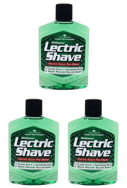 Lectric Shave Pre-Shave Original 7 oz. (3-Pack) – Smooth Electric Shave Prep Avelisse
