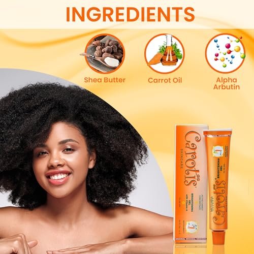 CAROTÏS Brightening Gel - Fade Dark Spots on Face, Armpit, Knees, Hands & Body | Even Skin Tone with Carrot Oil & Alpha Arbutin | 1 fl oz - görsel 10