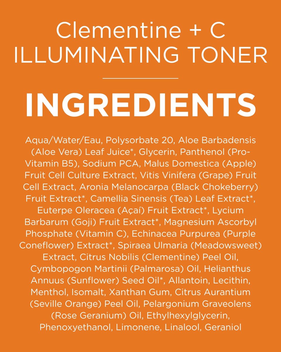 Andalou Naturals Illuminating Facial Toner Clementine + Vitamin C - Hydrating Face Mist Toner to Balance & Refresh Skin - with Fruit Stem Cell Complex Plus Aloe Vera - 6 fl oz - görsel 15