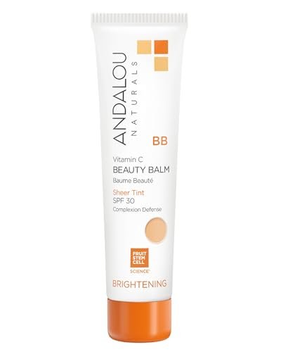 Andalou Naturals Vitamin C BB Beauty Balm Sheer Tint SPF 30 - 2-in-1 BB Cream & Mineral Sunscreen for Face - With Non-Nano Zinc Oxide Skin Protection - 2 fl oz - görsel 2