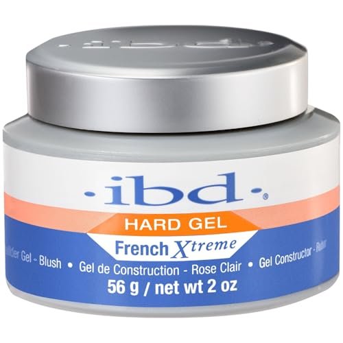 IBD French Xtreme Hard Gel – Blush, Builder Gel for Nail Extensions & Overlays, Professional Salon-Quality, 2 oz - görsel 2