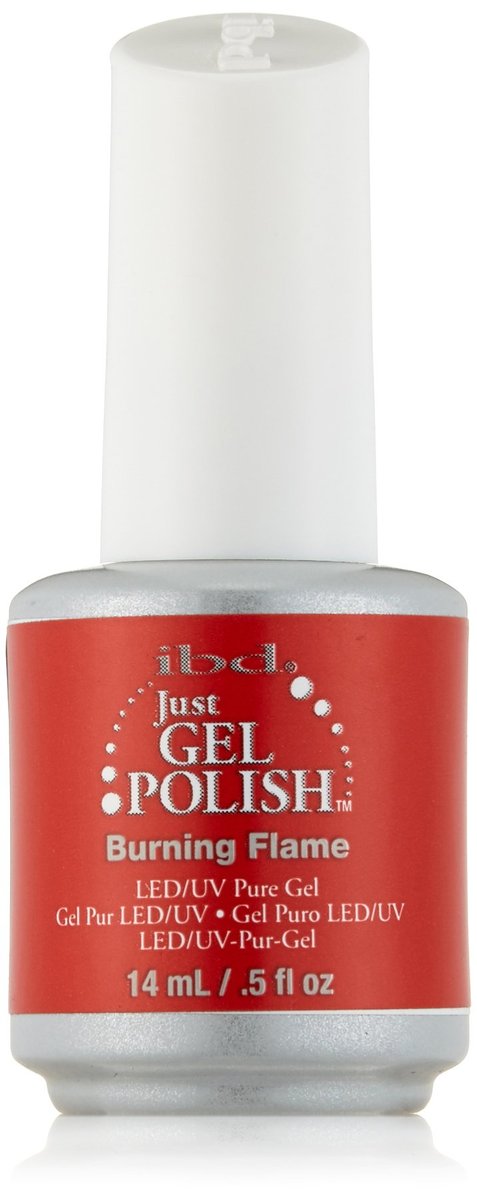 IBD Just Gel Nail Polish – Burning Flame – 0.5 oz Long-Lasting Gel Color - görsel 1