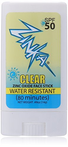 Zinka Clear Face Sunscreen Stick – SPF 50+ Broad Spectrum, One Size, Clear - görsel 2