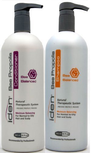 IDEN Bee Balanced Shampoo & Conditioner 32oz Duo Pack – Natural Hair Care Set - görsel 1