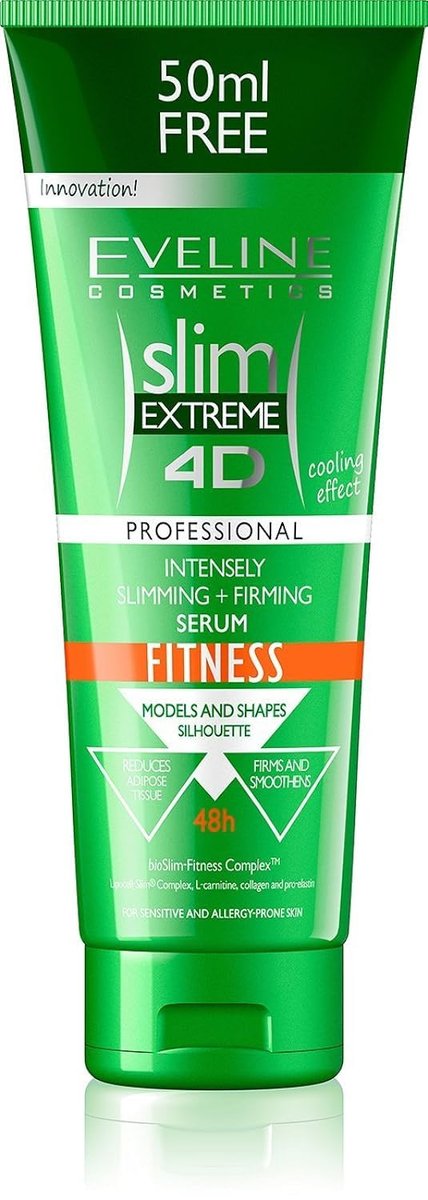 SLIM EXTREME 4D Slimming and Firming Serum Anti-Cellulite Fitness 250ml - görsel 2