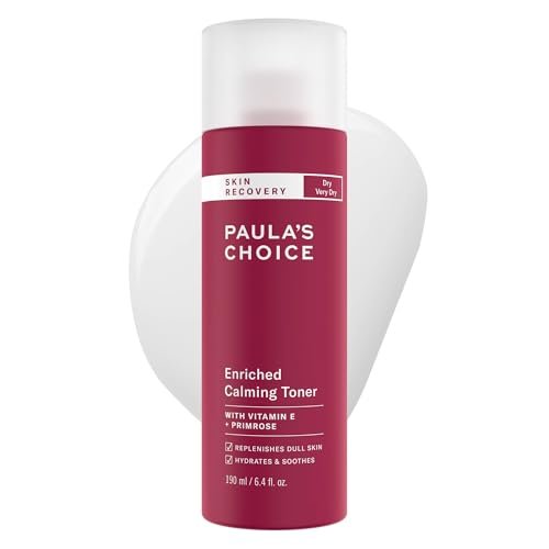 Paula's Choice Skin Recovery Calming Face Toner | Hydrating Toner for Dry & Sensitive Skin with Hyaluronic Acid, Vitamin E & Primrose | Fragrance-Free, 6.4 oz Avelisse