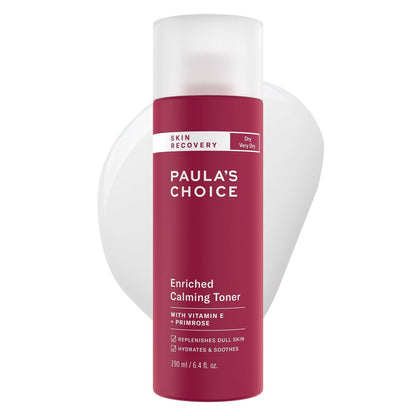 Paula's Choice Skin Recovery Calming Face Toner | Hydrating Toner for Dry & Sensitive Skin with Hyaluronic Acid, Vitamin E & Primrose | Fragrance-Free, 6.4 oz Avelisse